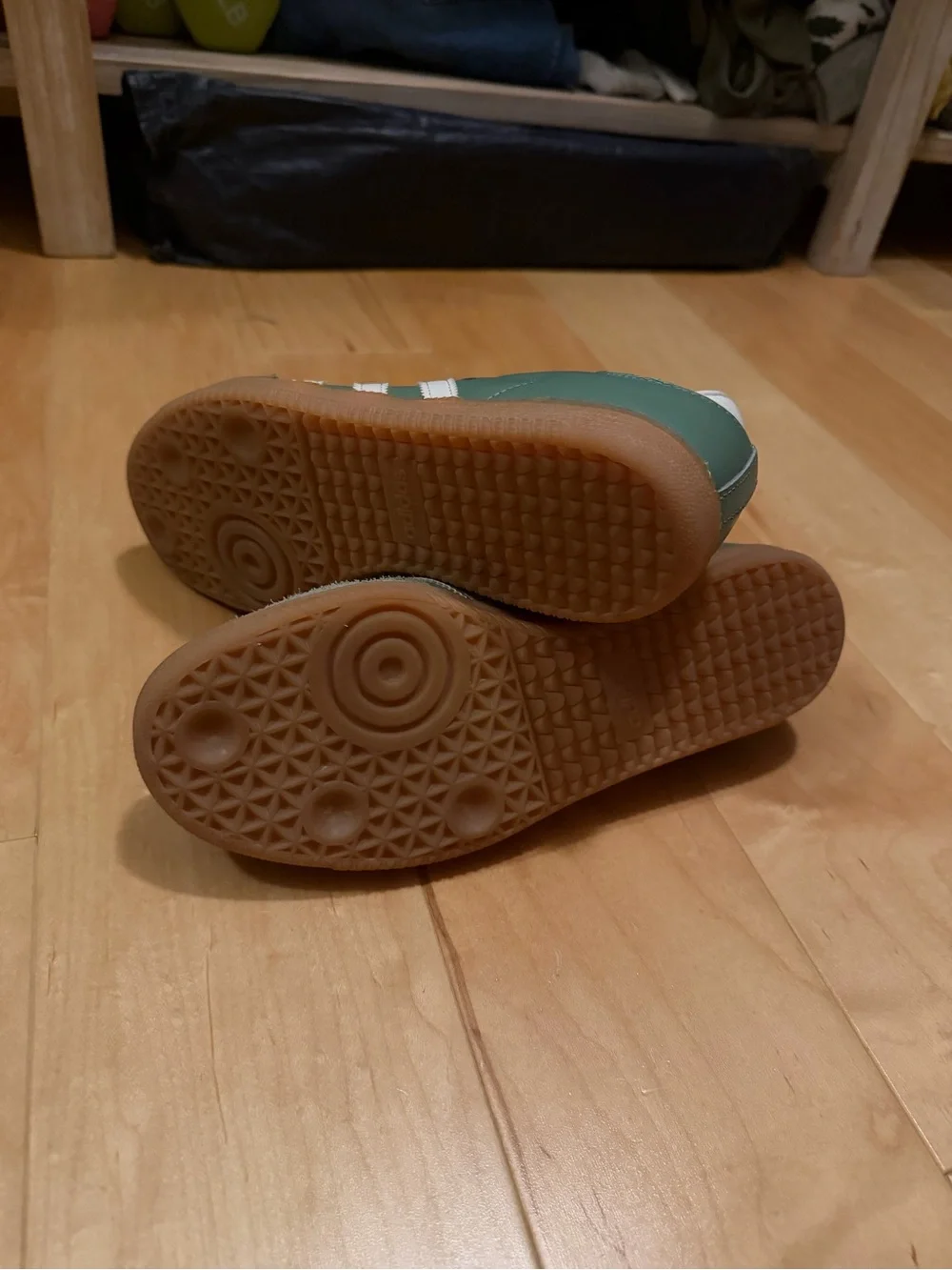 adidas leather green Samba sneakers - Picture 5 of 6